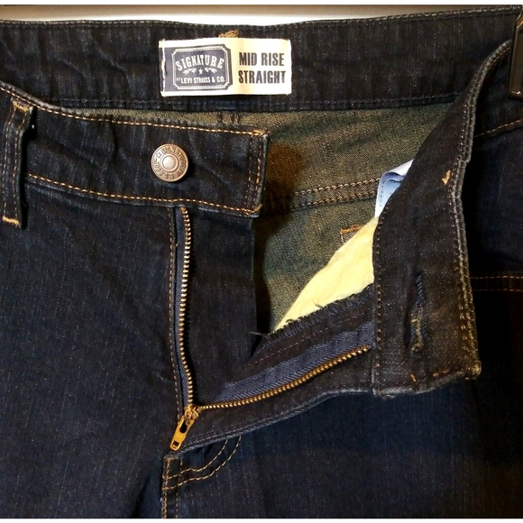 Vtg Levis Mid Rise Jeans Size 16M Stretch Pastel Green Acid Wash Interior- Flaw - Picture 3 of 12